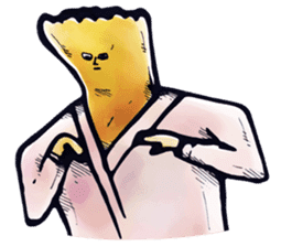 Karate Sosamo Assassins from the future. sticker #111981