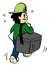 FUNK Master Takashi-kun with his Posse sticker #112419