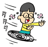 FUNK Master Takashi-kun with his Posse sticker #112424