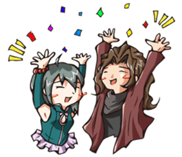 Nyanda-holic Circus stamp sticker #112789