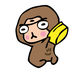 Shibuzarukun (onsen monkey) sticker #113385