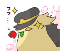 Chick gang leader "Hiyoko Bancho" sticker #113874