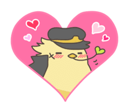 Chick gang leader "Hiyoko Bancho" sticker #113876