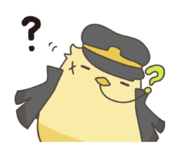 Chick gang leader "Hiyoko Bancho" sticker #113878