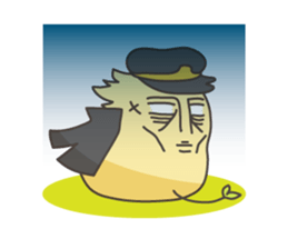 Chick gang leader "Hiyoko Bancho" sticker #113886