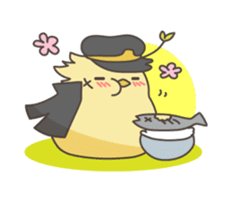 Chick gang leader "Hiyoko Bancho" sticker #113893