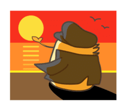 Chick gang leader "Hiyoko Bancho" sticker #113898