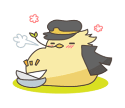 Chick gang leader "Hiyoko Bancho" sticker #113899