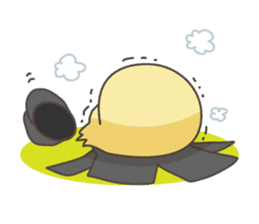 Chick gang leader "Hiyoko Bancho" sticker #113902