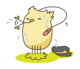 Chick gang leader "Hiyoko Bancho" sticker #113905