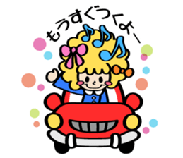 Afro ribbon and Pals sticker #114029