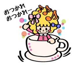 Afro ribbon and Pals sticker #114031