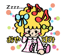 Afro ribbon and Pals sticker #114032