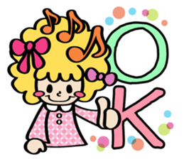 Afro ribbon and Pals sticker #114034