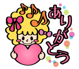 Afro ribbon and Pals sticker #114035