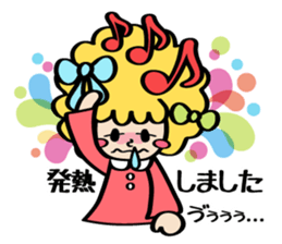 Afro ribbon and Pals sticker #114041