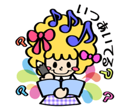 Afro ribbon and Pals sticker #114043