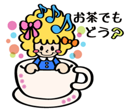 Afro ribbon and Pals sticker #114044