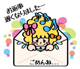 Afro ribbon and Pals sticker #114049