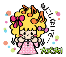Afro ribbon and Pals sticker #114050