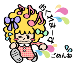 Afro ribbon and Pals sticker #114051