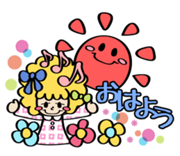 Afro ribbon and Pals sticker #114054