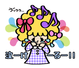 Afro ribbon and Pals sticker #114056