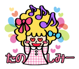 Afro ribbon and Pals sticker #114061