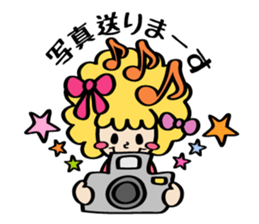 Afro ribbon and Pals sticker #114062