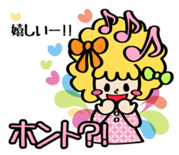 Afro ribbon and Pals sticker #114066