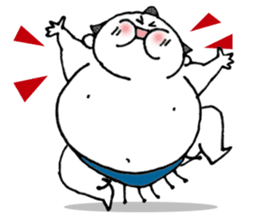 DOSKOI Sumo Wrestler!! sticker #114076