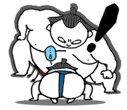 DOSKOI Sumo Wrestler!! sticker #114084
