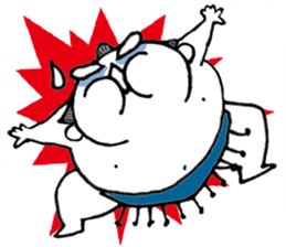 DOSKOI Sumo Wrestler!! sticker #114090