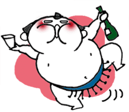 DOSKOI Sumo Wrestler!! sticker #114092