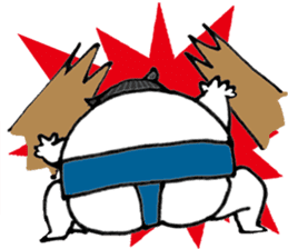 DOSKOI Sumo Wrestler!! sticker #114093