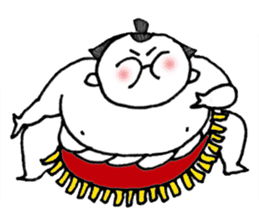 DOSKOI Sumo Wrestler!! sticker #114094