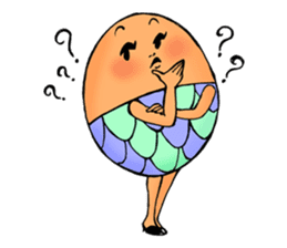 Ephemeral dancer Tamago-san sticker #114216