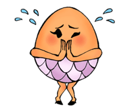 Ephemeral dancer Tamago-san sticker #114223