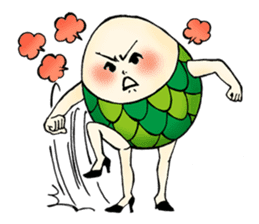 Ephemeral dancer Tamago-san sticker #114230