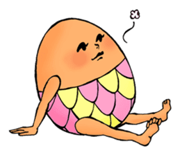 Ephemeral dancer Tamago-san sticker #114232