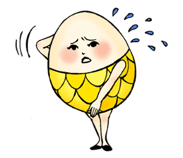 Ephemeral dancer Tamago-san sticker #114233