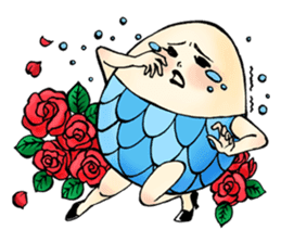 Ephemeral dancer Tamago-san sticker #114239