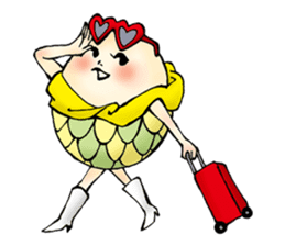 Ephemeral dancer Tamago-san sticker #114241