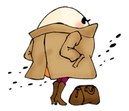 Ephemeral dancer Tamago-san sticker #114243