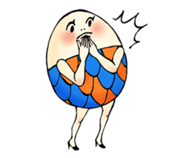 Ephemeral dancer Tamago-san sticker #114245