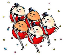 Ephemeral dancer Tamago-san sticker #114248