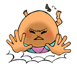 Ephemeral dancer Tamago-san sticker #114249