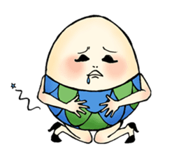 Ephemeral dancer Tamago-san sticker #114250