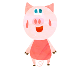 Daily cute pig sticker #114492