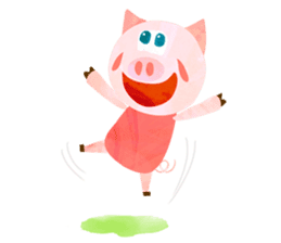Daily cute pig sticker #114496